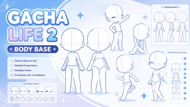 gacha life 2 body base